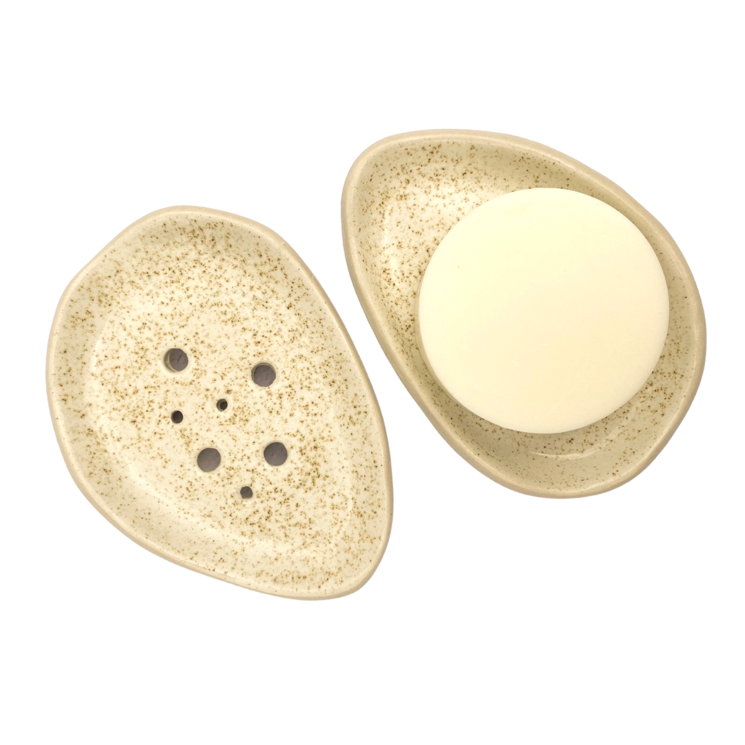 Ceramic Soap Dish - Speckle