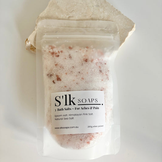 3 Bath Salts ~ For Aches & Pain