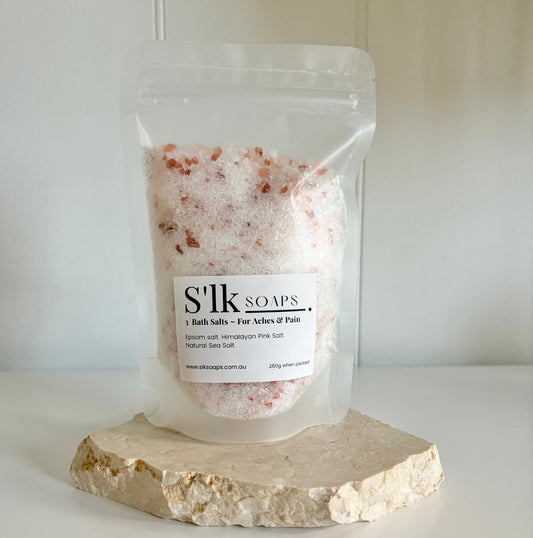 3 Bath Salts ~ For Aches & Pain