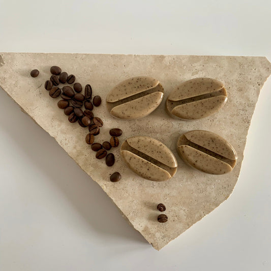 Coffee Bean Soap Bars Mini 4pk - Goats Milk